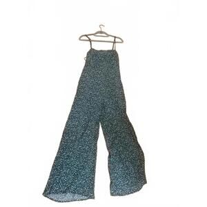 Audrey Parks Women's Floral Wide Leg Jumpsuit